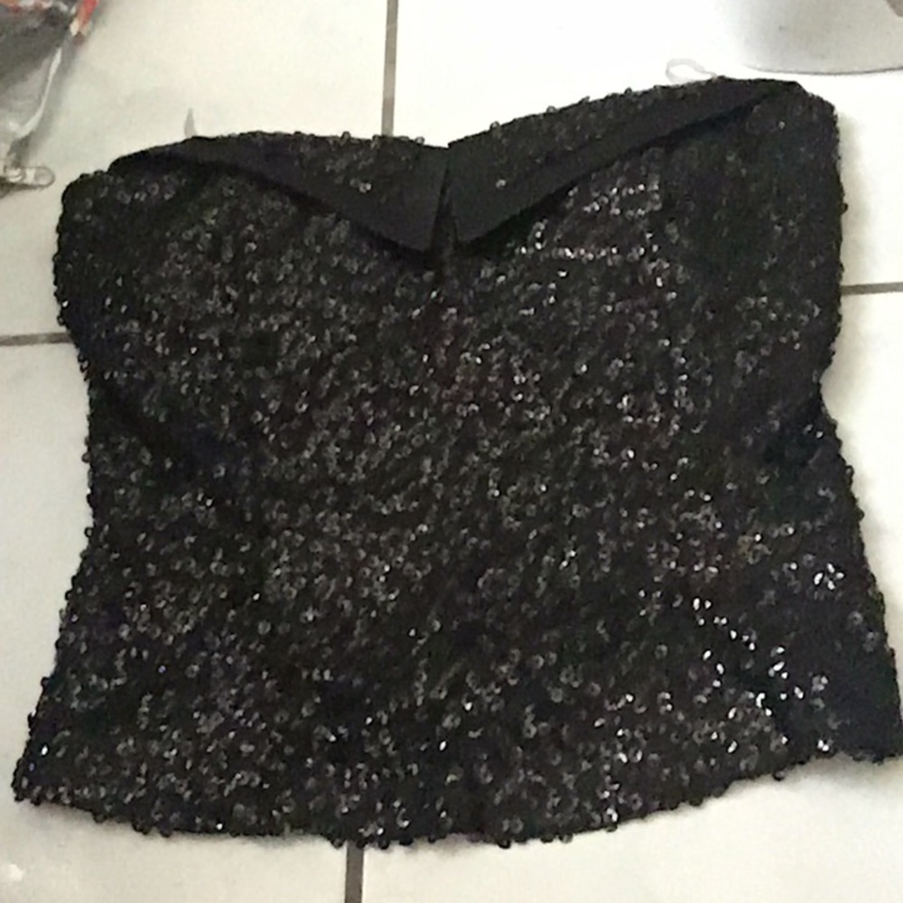 Black tube top